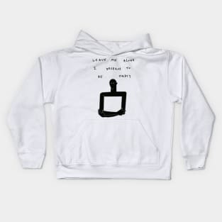 Edgy slogan that boosts your self confidence Kids Hoodie